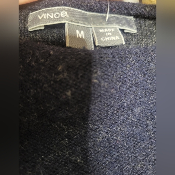 Vince Midnight Blue Knit Sweater - Picture 3 of 4